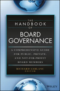 Enlarge image Cover: The Handbook of Board Governance - Wiley