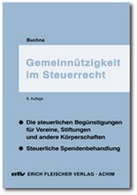 Bild vergrößern Bild: Gemeinnützigkeit im Steuerrecht - Erich Fleischer Verlag