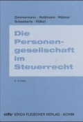 Cover: Die Personengesellschaft im Steuerrecht - Erich Fleischer Verlag