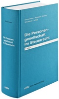 Cover: Die Personengesellschaft im Steuerrecht - Erich Fleischer Verlag