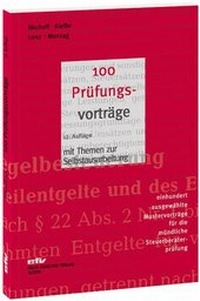 Abbildung von: 100 Prüfungsvorträge - Erich Fleischer Verlag
