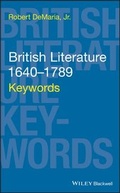 Cover: British Literature 1640-1789 - Wiley