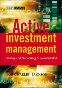 Enlarge image Cover: Active Investment Management - Wiley
