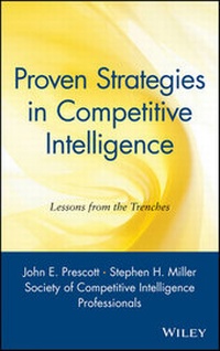 Enlarge image Cover: Proven Strategies in Competitive Intelligence - Wiley
