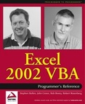 Bild: Excel 2002 VBA - Wrox Press