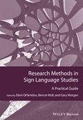 Cover: Research Methods in Sign Language Studies - Wiley