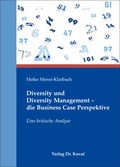Cover: Diversity und Diversity Management - die Business Case Perspektive - Kovac