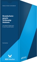 Cover: Brandschutzgesetz Schleswig-Holstein - KSV Medien