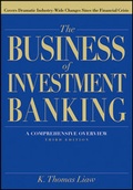 Cover: The Business of Investment Banking - Wiley