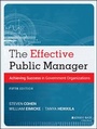 Cover: The Effective Public Manager - Jossey-Bass