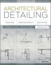 Enlarge image Cover: Architectural Detailing - Wiley