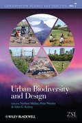 Cover: Urban Biodiversity and Design - Wiley