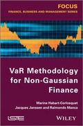 Cover: VaR Methodology for Non-Gaussian Finance - Wiley-ISTE
