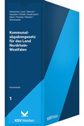 Cover: Kommunalabgabengesetz f&uuml;r das Land Nordrhein-Westfalen - KSV Medien