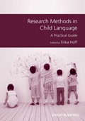 Cover: Research Methods in Child Language - Wiley