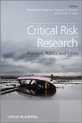 Cover: Critical Risk Research - Wiley