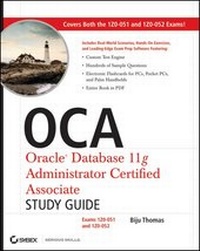 Enlarge image Cover: OCA: Oracle Database 11g Administrator Certified Associate Study Guide - Sybex Inc.,U.S.