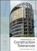 Cover: Handbook of Construction Tolerances - Wiley