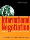 Abbildung von: International Negotiation - Jossey-Bass