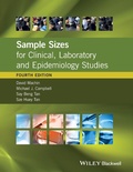 Cover: Sample Sizes for Clinical, Laboratory and Epidemiology Studies - Wiley