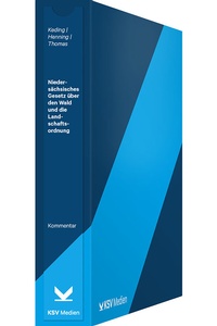Abbildung von: Niedersächsisches Gesetz über den Wald und die Landschaftsordnung - Kommunal- und Schul-Verlag
