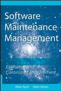 Cover: Software Maintenance Management - Wiley