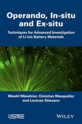 Cover: In Situ and Operando Investigation of Batteries and Battery Materials - Wiley-ISTE