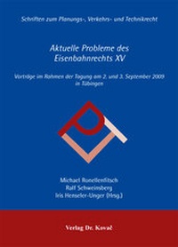 Abbildung von: Aktuelle Probleme des Eisenbahnrechts XV - Kovac