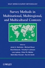 Cover: Survey Methods in Multicultural, Multinational, and Multiregional Contexts - Wiley