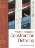Cover: Architect's Handbook of Construction Detailing - Wiley