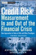 Cover: Credit Risk Management In and Out of the Financial Crisis - Wiley