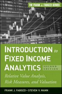 Enlarge image Cover: Introduction to Fixed Income Analytics - Wiley