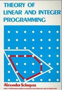 Enlarge image Cover: Theory of Linear and Integer Programming - Wiley