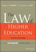 Cover: The Law of Higher Education - Jossey-Bass