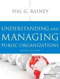 Enlarge image Cover: Understanding and Managing Public Organizations - Jossey-Bass