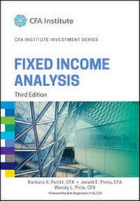 Enlarge image Cover: Fixed Income Analysis - Wiley