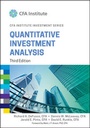 Cover: Quantitative Investment Analysis - Wiley