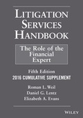 Cover: Litigation Services Handbook, 2016 Cumulative Supplement - Wiley