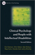 Cover: Clinical Psychology and People with Intellectual Disabilities - Wiley