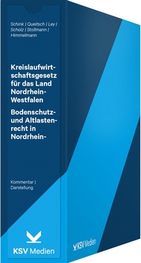 Abbildung von: Kreislaufwirtschaftsgesetz für das Land Nordrhein-Westfalen / Bodenschutz- und Altlastenrecht in Nordrhein-Westfalen - Kommunal- und Schul-Verlag