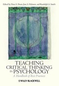 Cover: Teaching Critical Thinking in Psychology - Wiley