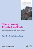 Cover: Transforming Private Landlords - Wiley