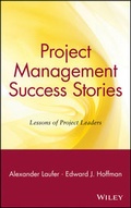 Cover: Project Management Success Stories - Wiley