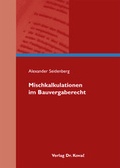 Cover: Mischkalkulationen im Bauvergaberecht - Kovac