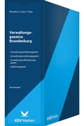 Cover: Verwaltungsgesetze Brandenburg - KSV Medien