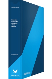 Abbildung von: Brandenburgisches Rettungsdienstgesetz - Kommunal- und Schul-Verlag