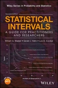 Cover: Statistical Intervals - Wiley