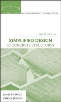 Enlarge image Cover: Simplified Design of Concrete Structures - Wiley