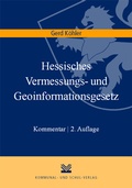 Cover: Hessisches Vermessungs- und Geoinformationsgesetz - KSV Medien
