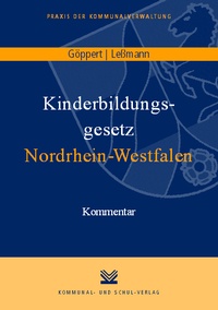 Abbildung von: Kinderbildungsgesetz Nordrhein-Westfalen - Kommunal- und Schul-Verlag